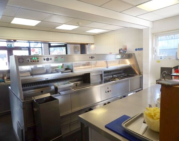 Semi-detached freehold fish & chip takeaway with unused 28 cover cafe, trading just 28 hours weekly