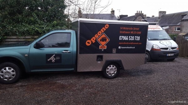sandwich round, food truck, catering business, pick up jiffy van, food service, mobile shop, Photo 4