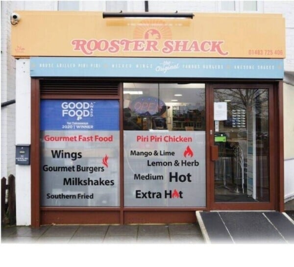 Flagship Rooster Shack franchise store for sale Woking Surrey Photo 4