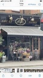 Florist and coffee shop business for sale