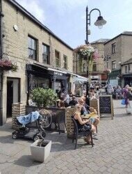 Established Cafe In The Square Of Hebden Bridge