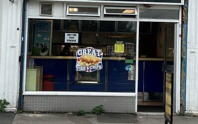 Fish and chips shop in Farnborough Fish and chips shop in Farnborough