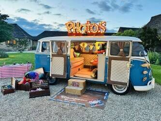 1960s VW split screen camper converted into a photo booth 1960s VW split screen camper converted into a photo booth
