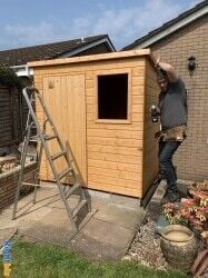 Leasehold shed and garden buildings/cabins retailer