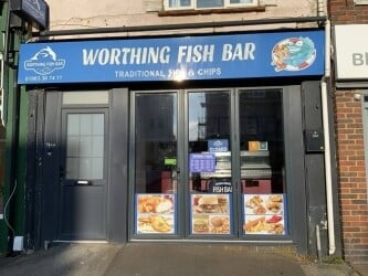 Fish and chips for sale in Worthing 