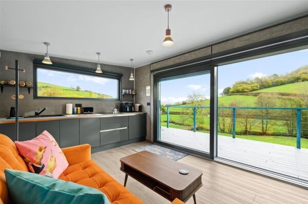 Three luxury glamping cabins with a four-bedroom detached cottage included with the sale - Mardu, Clun Photo 7