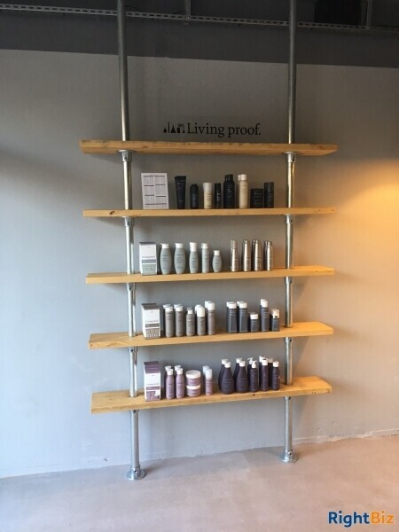 Modern industrial hair salon in Oval. Has  Been open over 3 years. It’s double front, nice park view. Photo 9