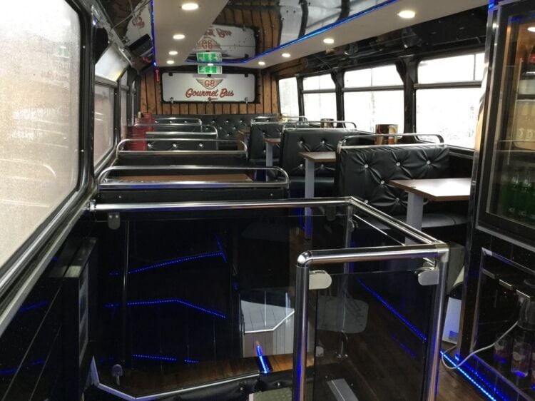 American Styled Diner Double Decker Bus Photo 5