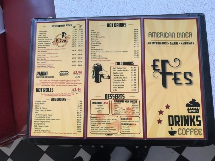 STYLISH DINER WITH TAKEAWAY & DELIVERIES  IN DUNDEE CITY CENTRE