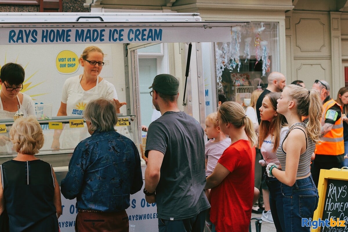 Growing, premium ice cream business - parlour, manufacturing, wholesale, events