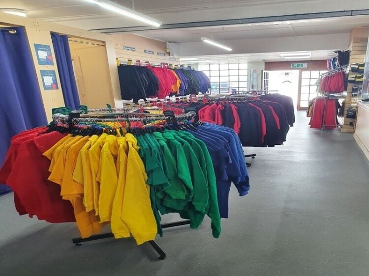 Schoolwear Shop and Embroidery Business For Sale