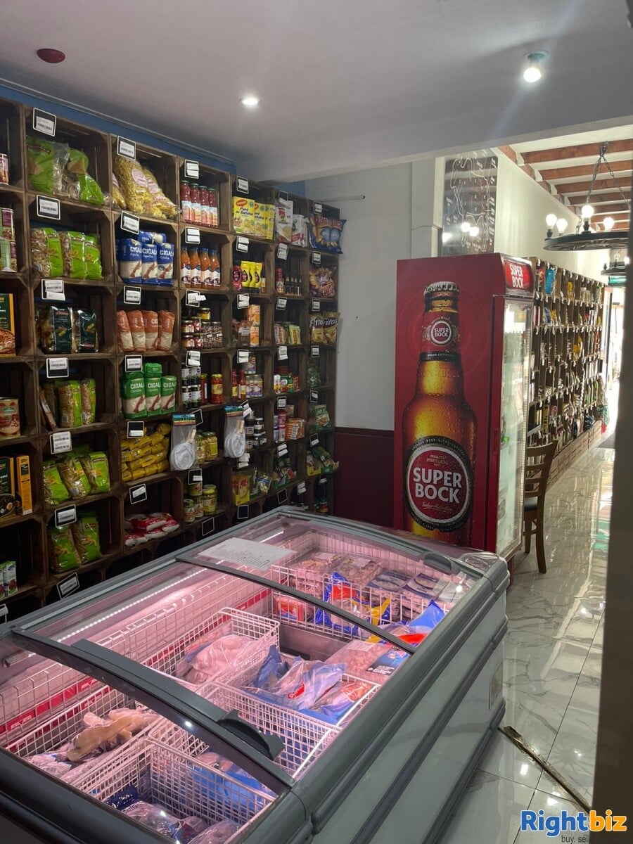 Groceries, Butcher, and Coffee Shop in North Finchley, London.