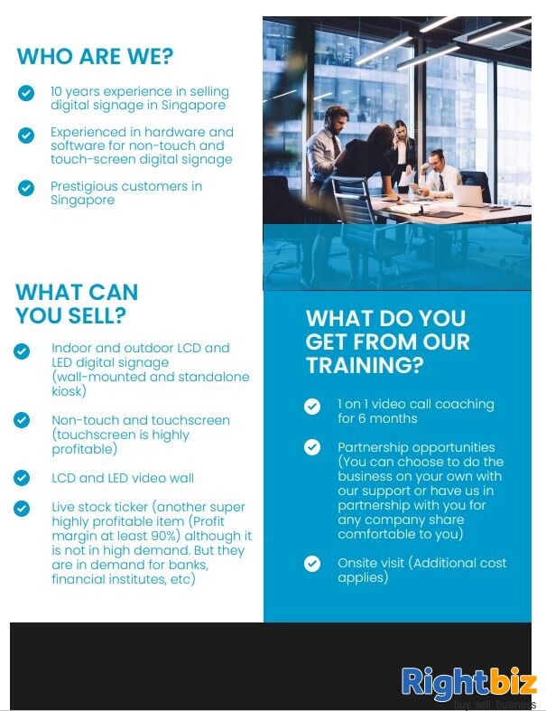 Digital Signage Business -Gross Margin up to 90%!!!