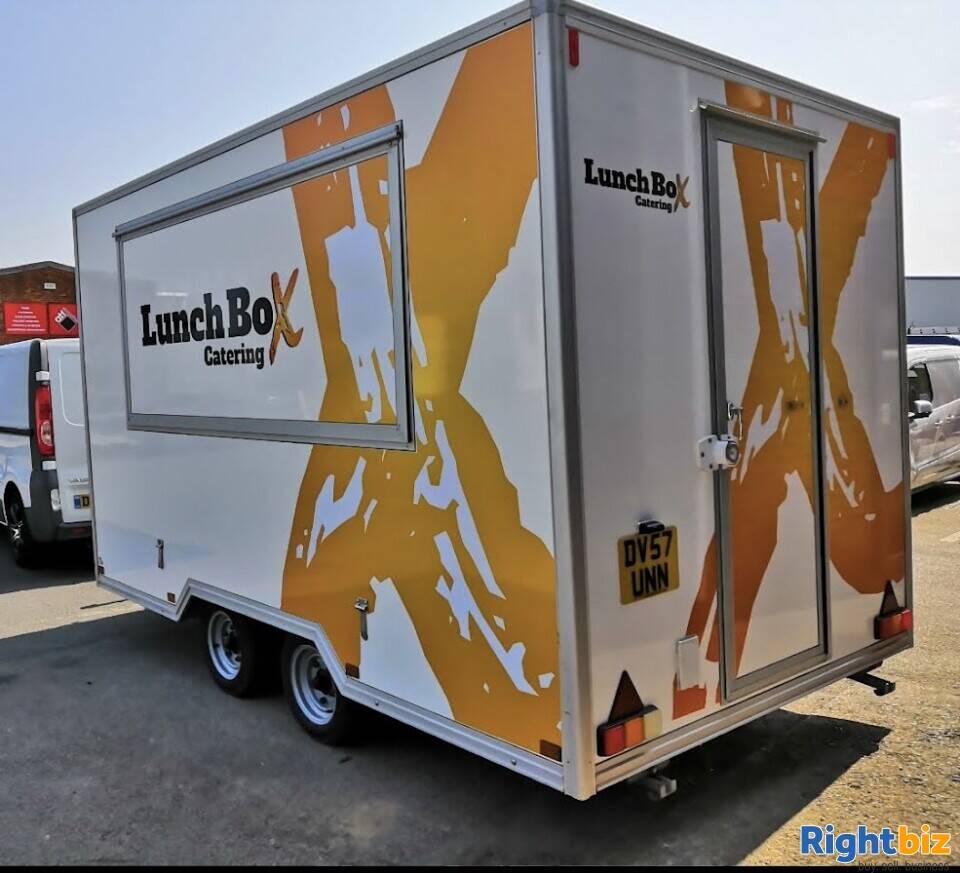 Freehold catering trailer & pitch for sale in Preston farm industrial estate, Stockton on tees.