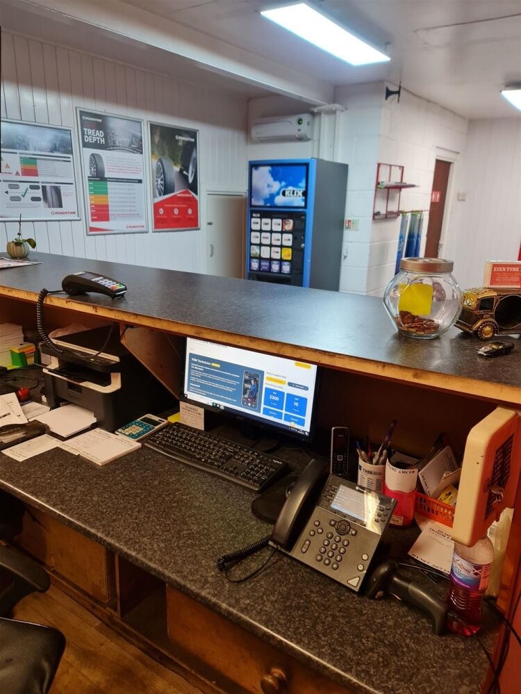 TYRE SHOP AND GARAGE