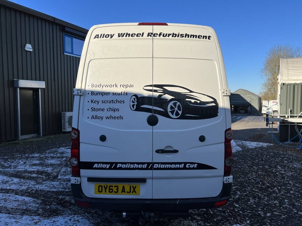 Mobile alloy wheel and smart repair van
