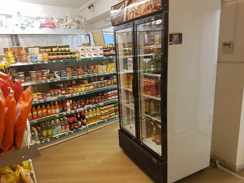 European food store off licensing