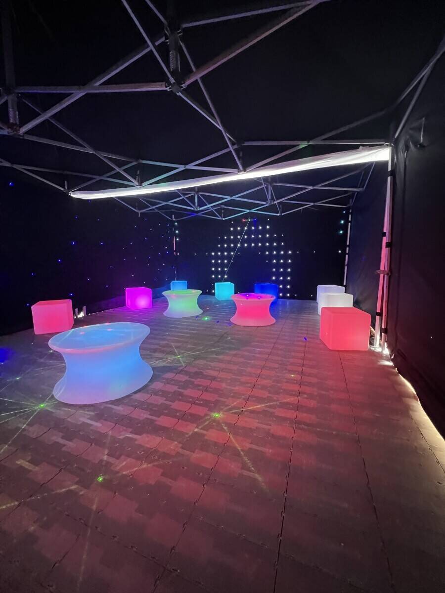 Party tents & hot tubs hire