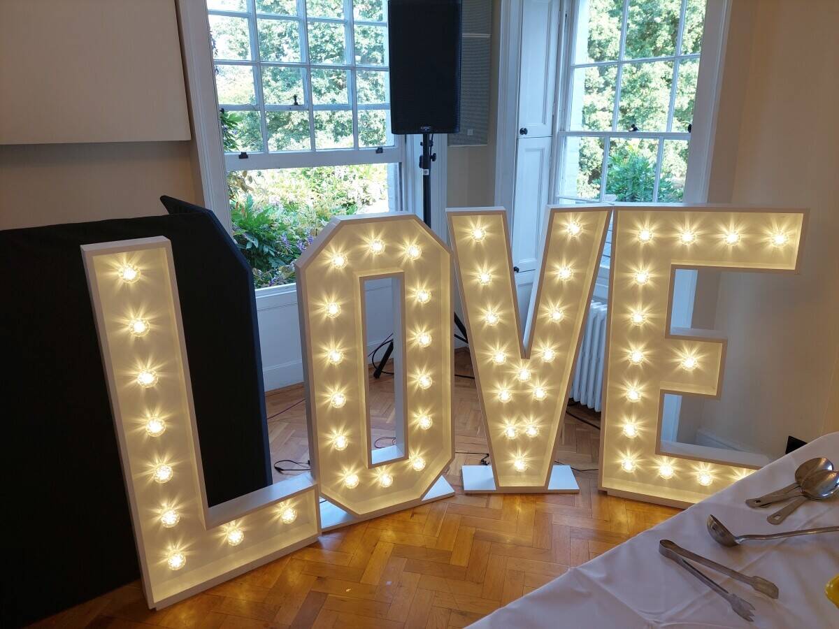 Small Light Up Letters Business in Surrey