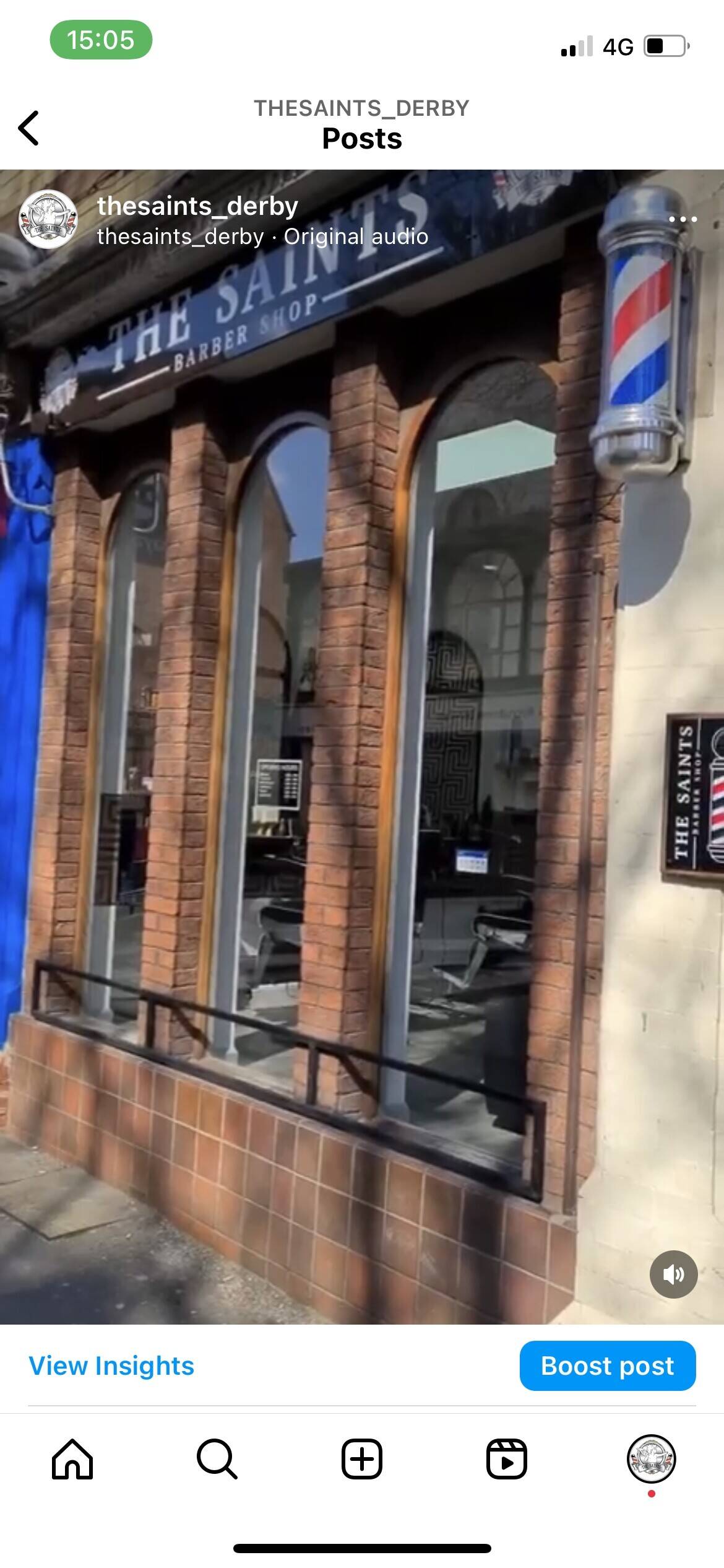 Barbershop in Derby City Centre for sale