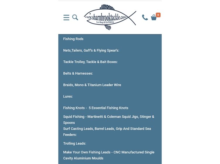 Online Fishing Accessories Business For Sale