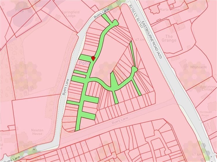Land in plots for sale near London M25 (this listing is for one plot only) Plot 250B