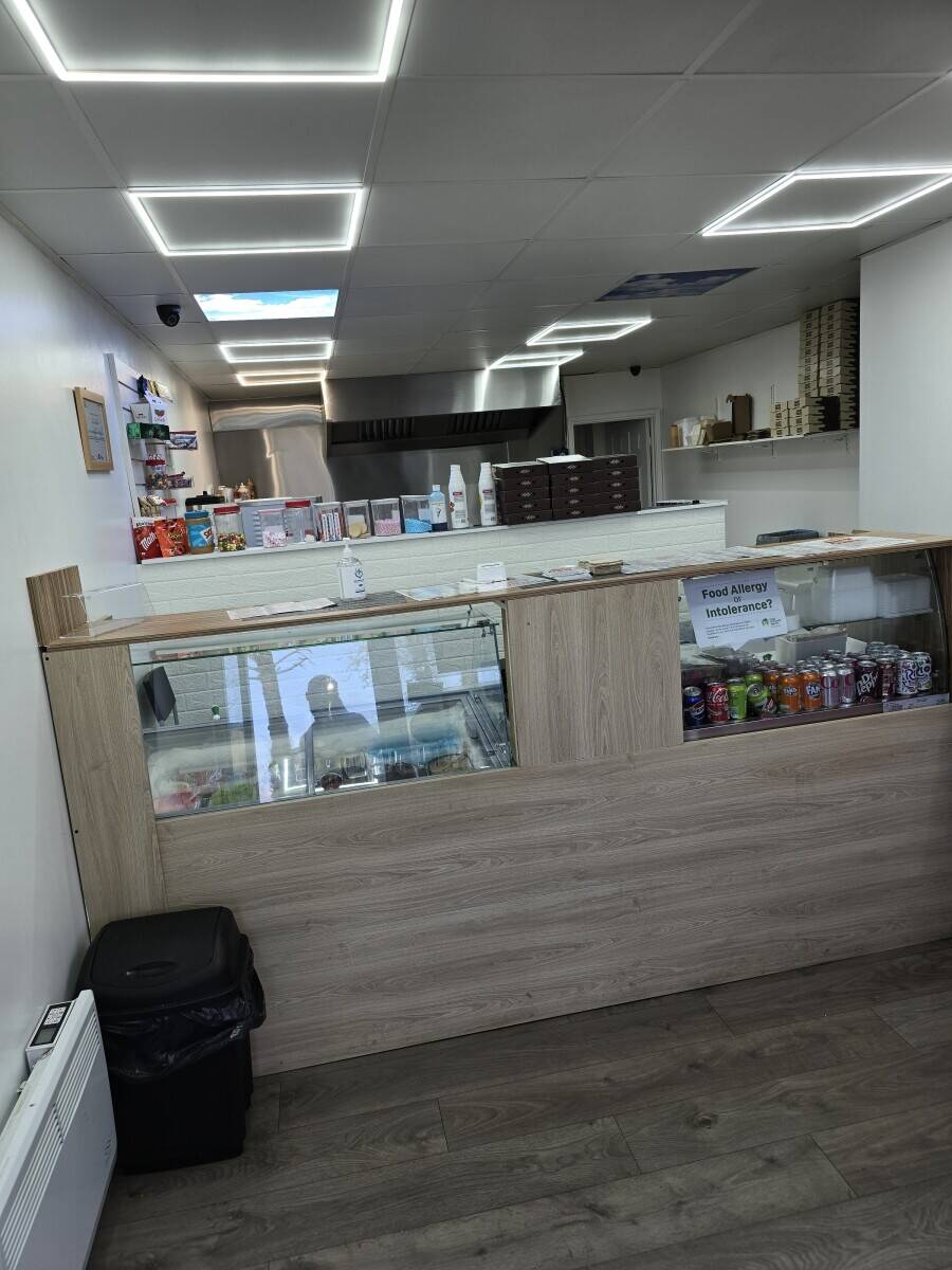 Dessert and burger shop in Swinton Manchester