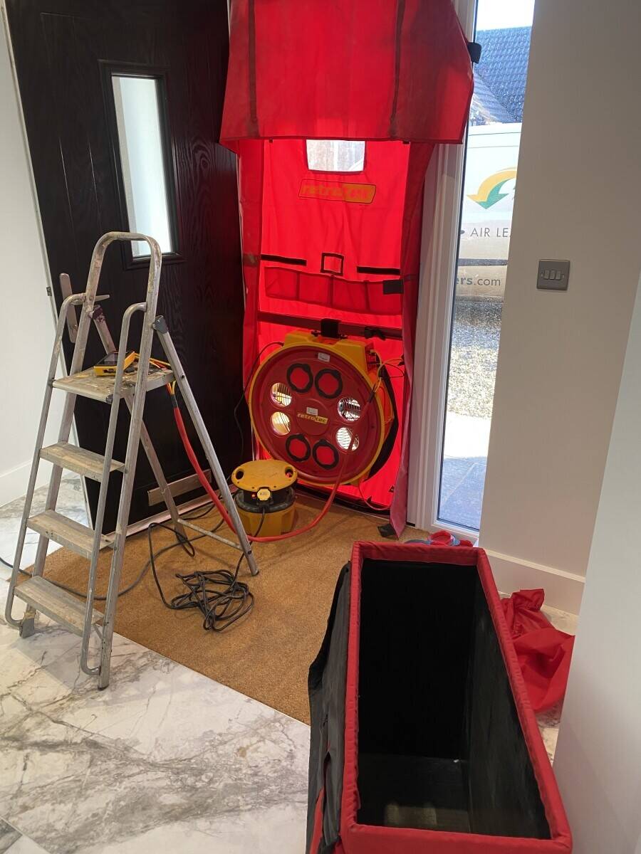 Air Leakage Testing Company Testing new build dwellings and small commercials
