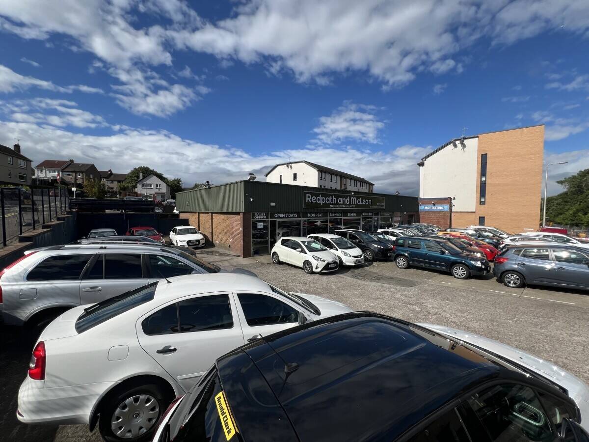Car showroom with forecourt for c.35 vehicles located just 15 minutes west of Edinburgh city centre.