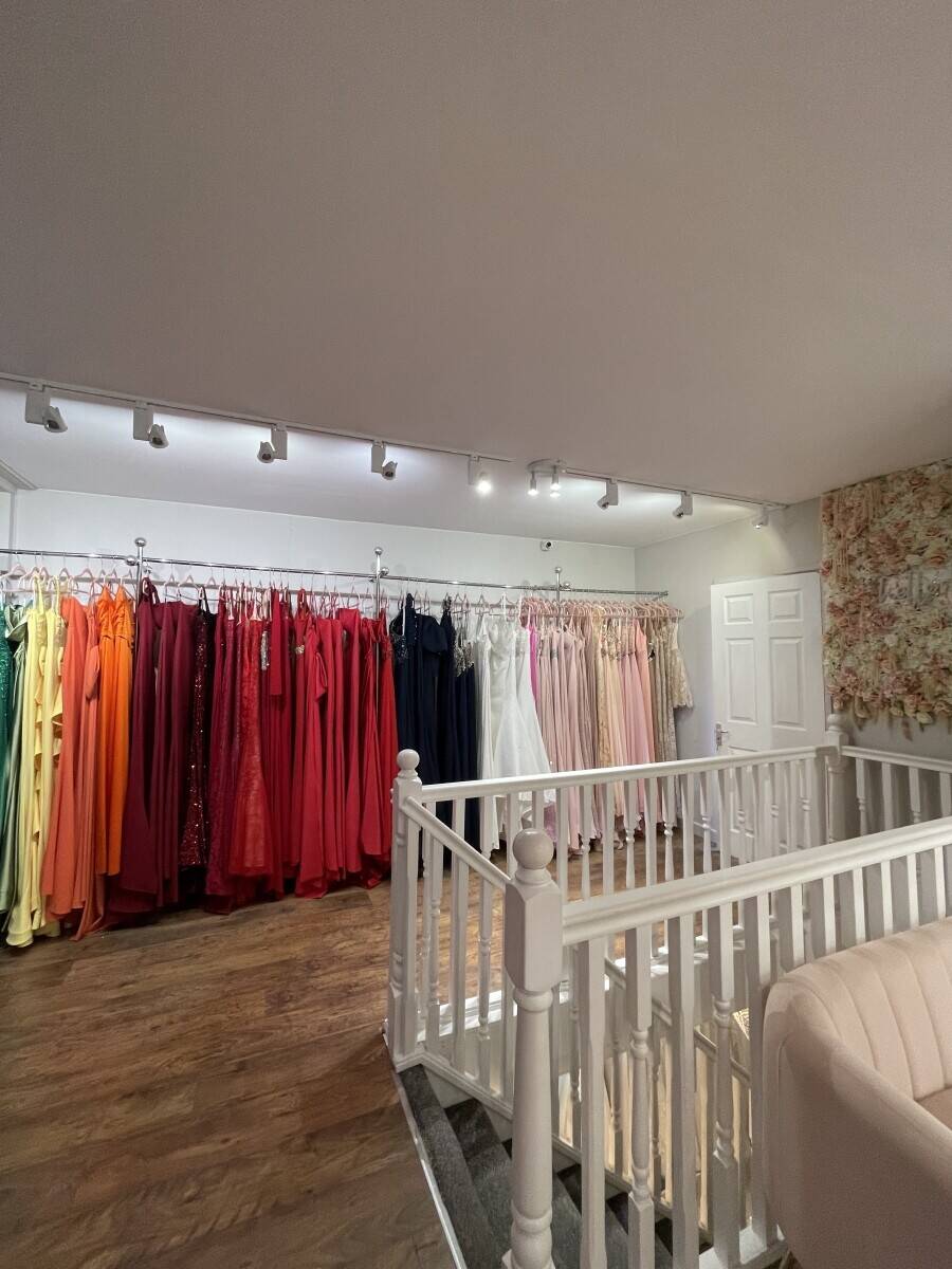 Luxurious bridal & evening wear shop for sale in Sutton coldfield
