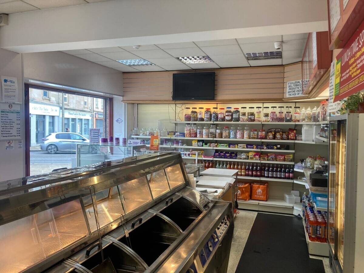 Busy Fish & Chip Shop Takeaway Wishaw Glasgow - Leasehold For Sale - £POA The Golden Fry