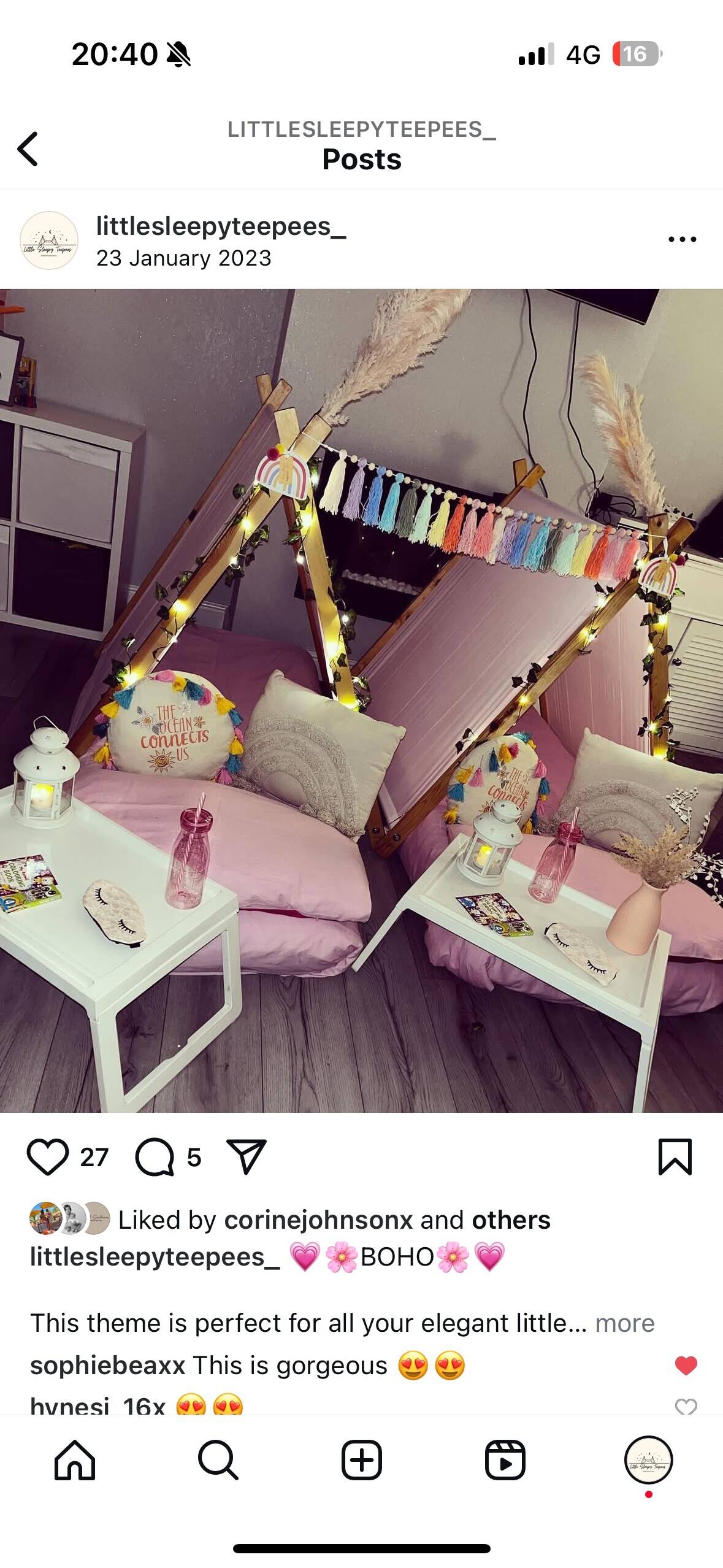 Children’s sleepover partys Teepees’s tent hire liverpool
