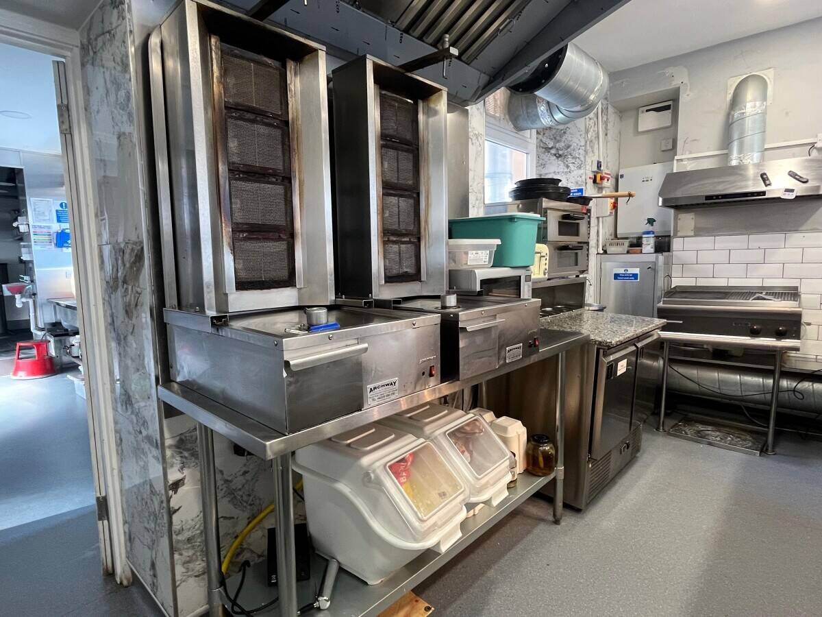 Fish and chips takeaway with 2 bed flat wales Newport Cardiff