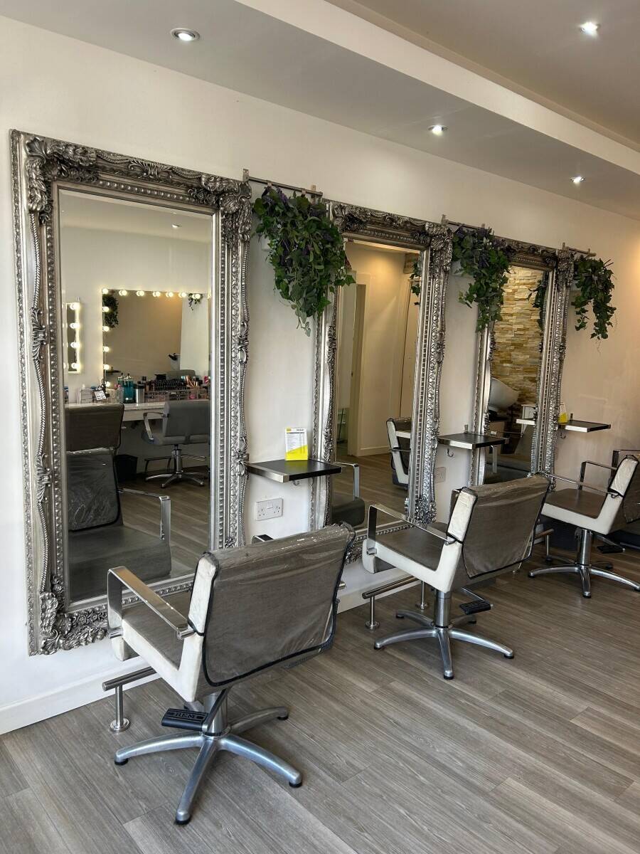 Luxe Hair & Makeup Salon Uddingston Main Street - Business For Sale 30k - Long Lease Available
