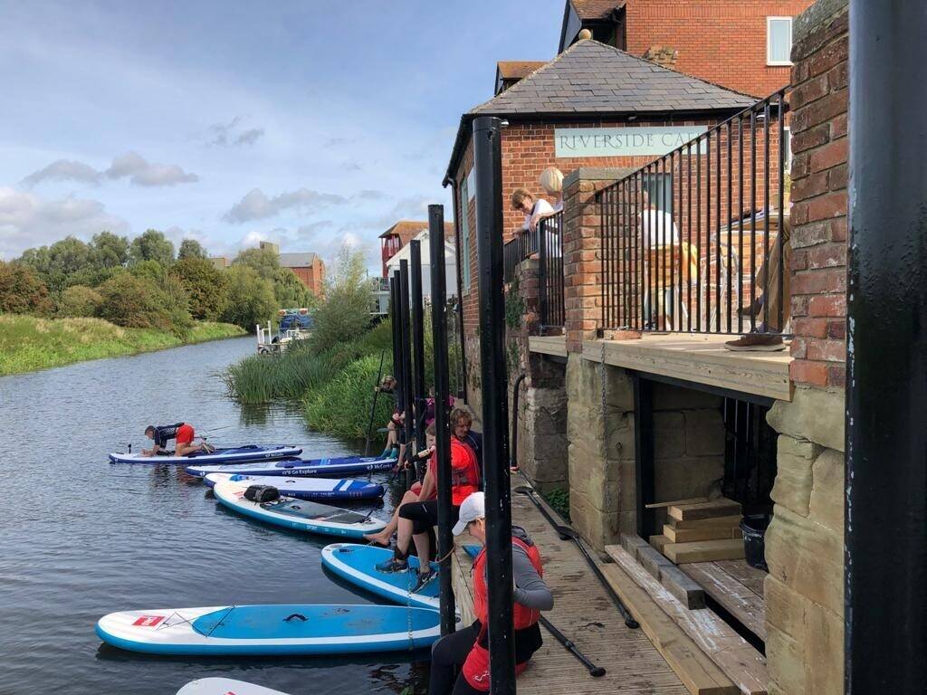 Riverside Cafe, Terrace and Mooring in Gloucestershire