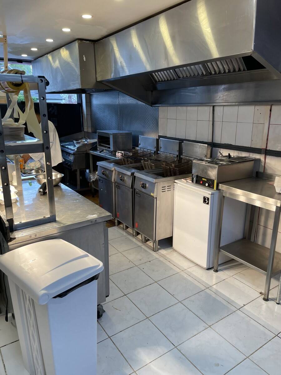 Closed pizza takeaway 