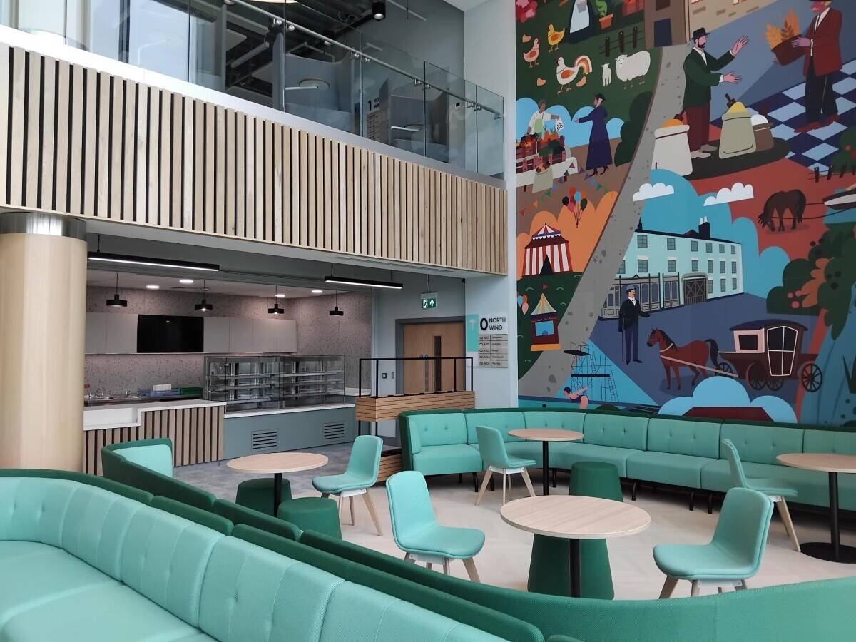 Newly built Cafe' in Stowmarket Innovation Gateway