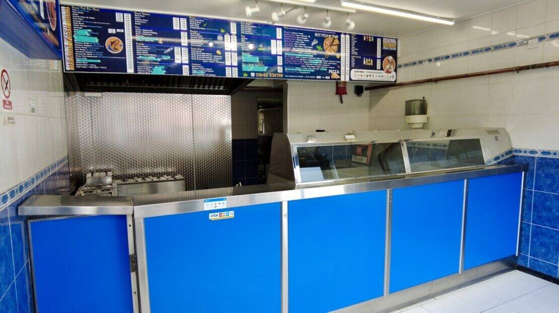 Fully Equipped Fast Food Outlet For Sale Golborne Greater Manchester