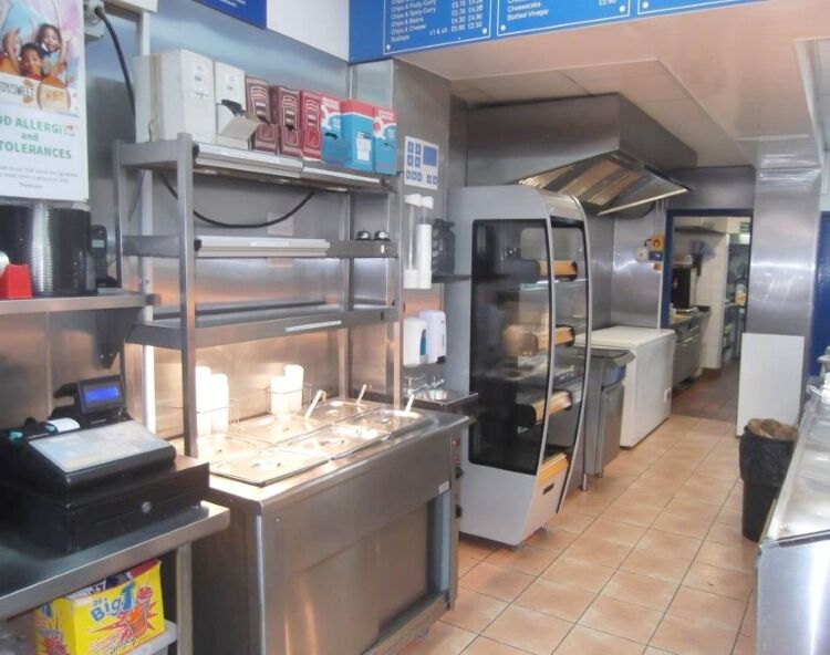 Under achieving Fish and chip shop in Southport Merseyside