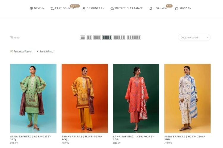 Relocatable Online Fashion Retailer