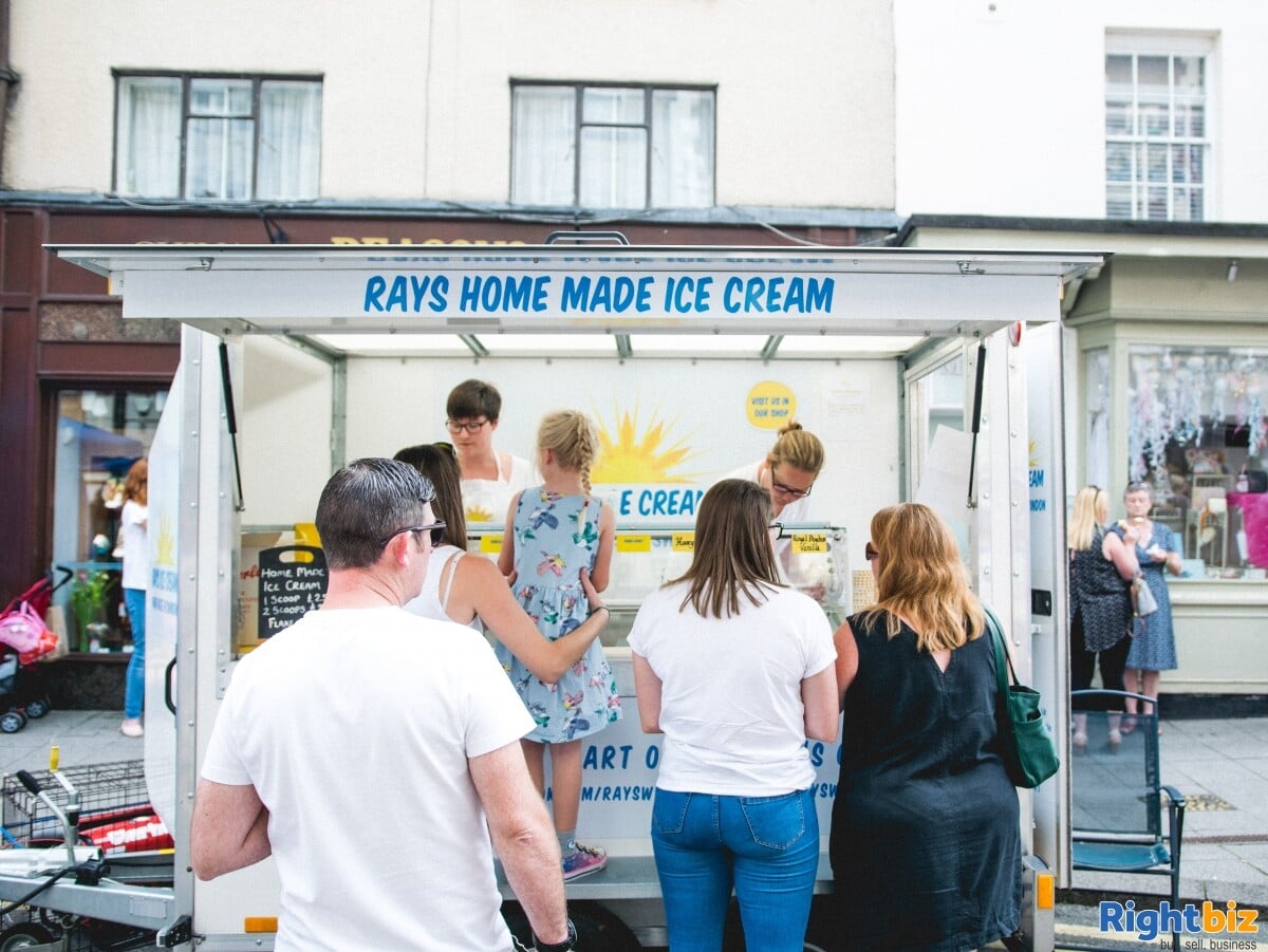 Growing, premium ice cream business - parlour, manufacturing, wholesale, events