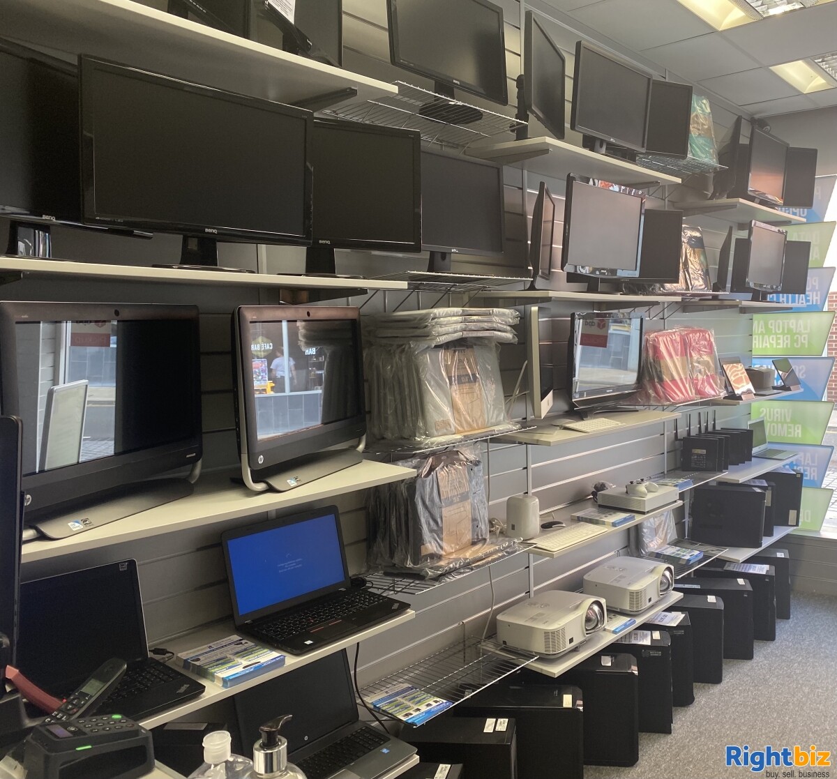 Computer Repair Retail Sales & Electronics Trade-in Store for Sale in Wellingborough, Northants