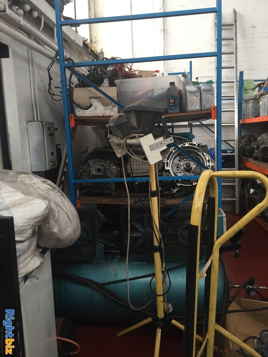 Motor garage with new lease