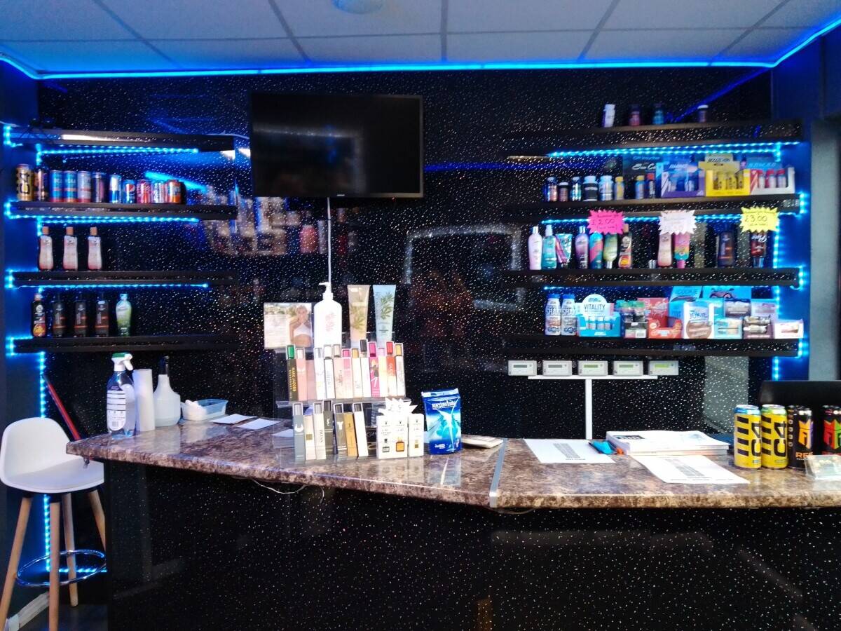 Newly refurbished Tanning Salon and Supplement.