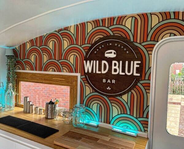 Mobile Bar - Vintage Caravan Bar - with website and bookings for 2024 in Devon