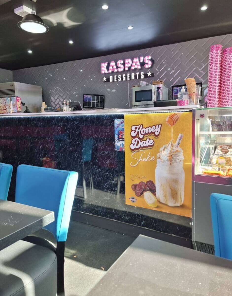 Kaspa’s Desserts Restaurant in Eastbourne