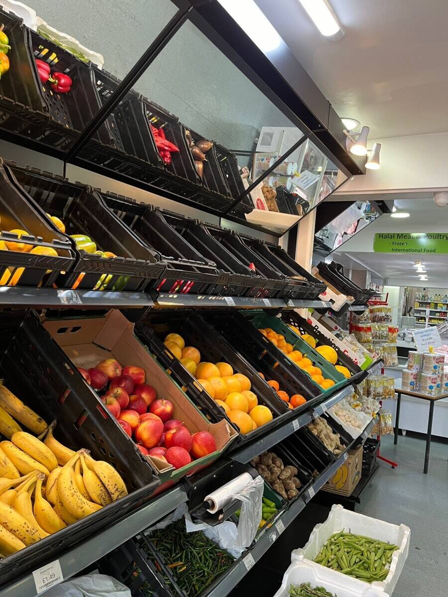 Super market with two bedroom flat