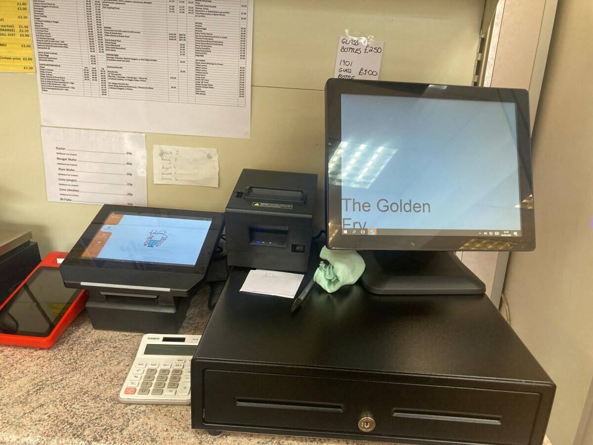 Busy Fish & Chip Shop Takeaway Wishaw Glasgow - Leasehold For Sale - £POA The Golden Fry