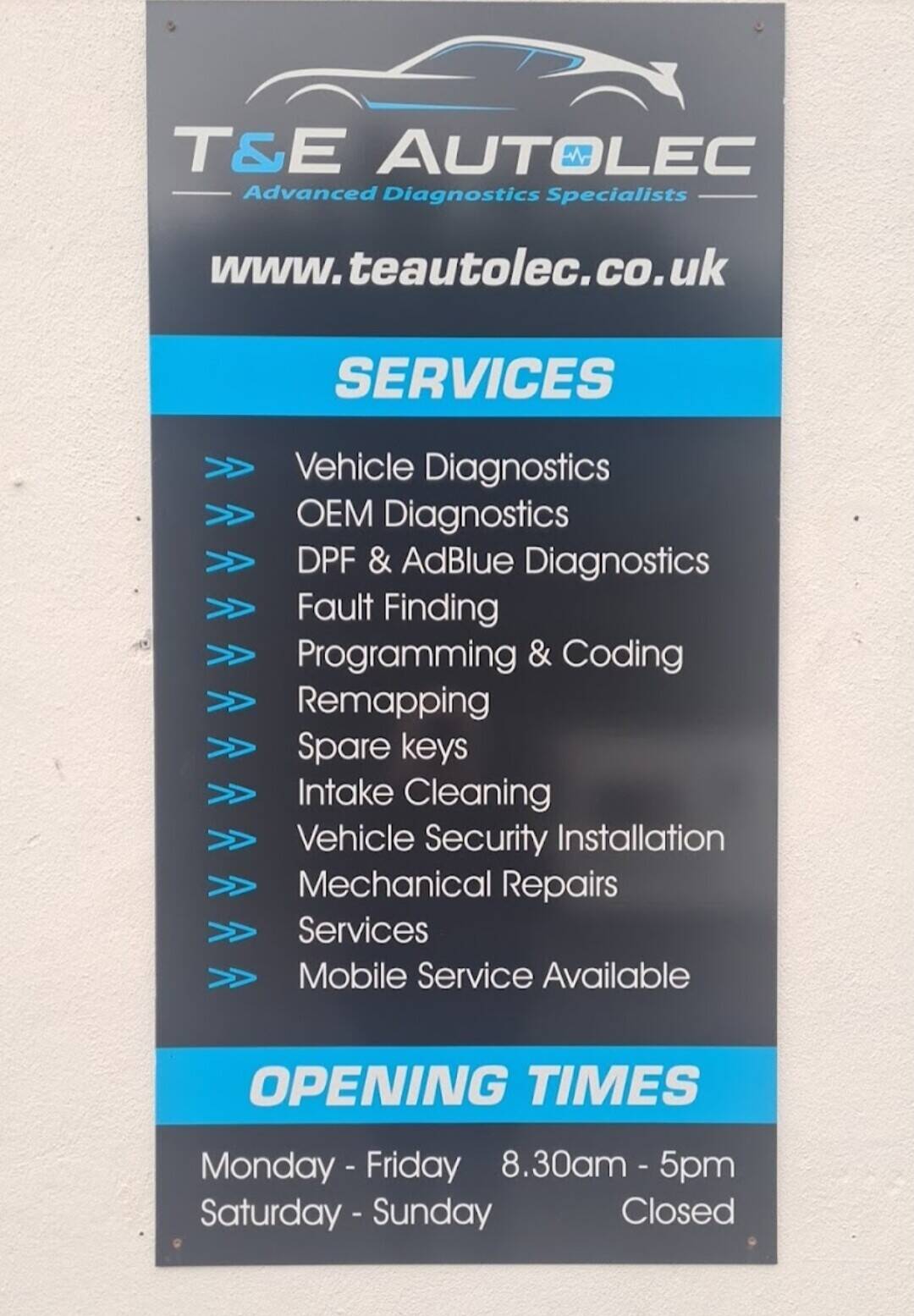 Well established auto electrical and mechanical garage