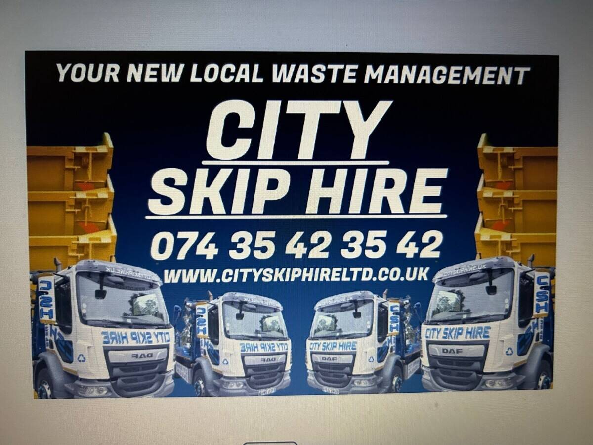 RARE OPPURTUNITY OF A BRAND NEW SET-UP SKIP HIRE LTD COMPANY READY TO GO